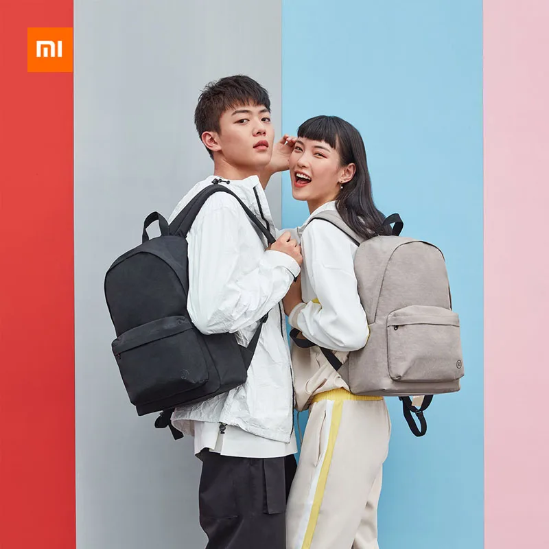 Xiaomi Youpin 90fun молодежный рюкзак для колледжа особенности промытая ткань 15L емкость легкий и портативный простой и универсальный
