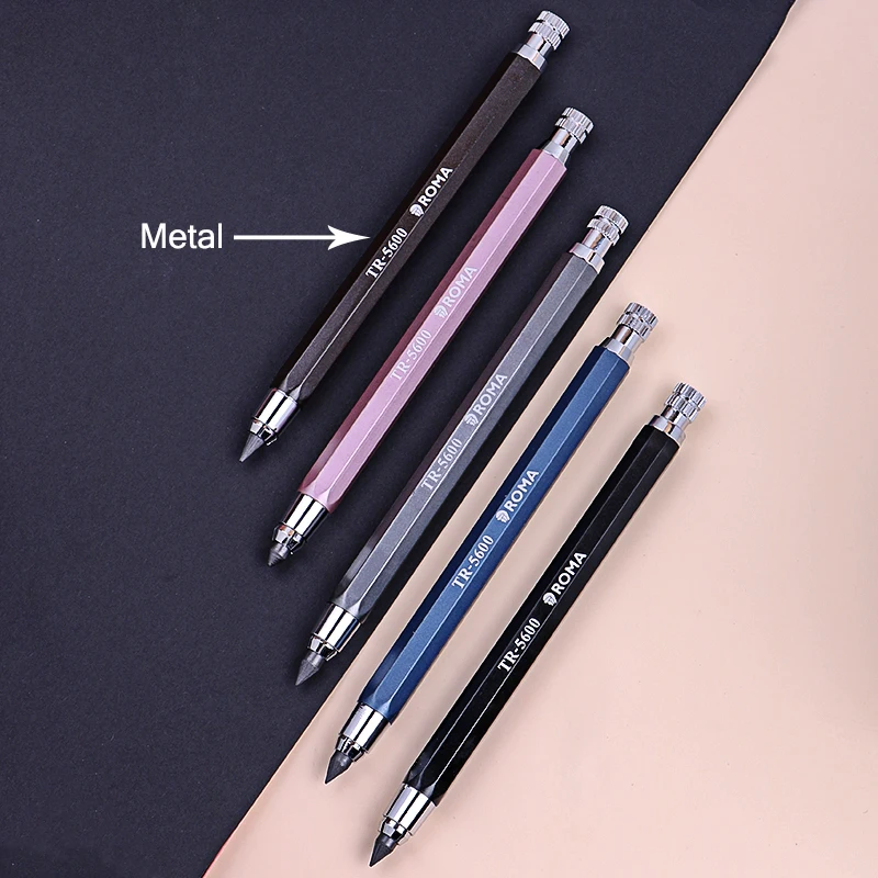Dainayw Mechanical Pencil 5.6mm HB Graffiti Drafting Scanning Automatic Pencils For Art Professional Painting Writing Supplies 6