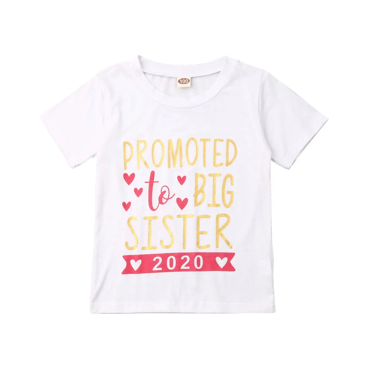 Pudcoco/Одежда для маленьких девочек, хлопковая футболка с короткими рукавами и буквенным принтом, топы, летняя одежда