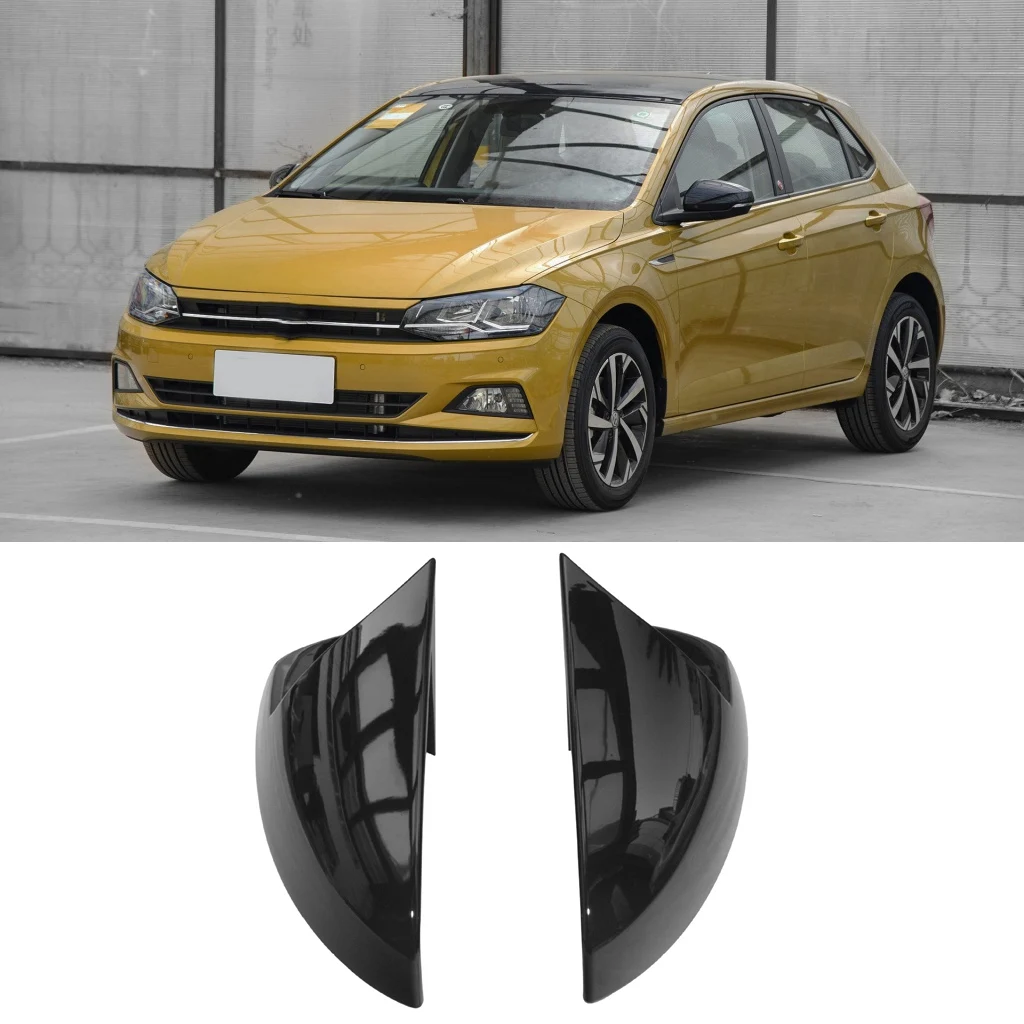 Car Horn Rearview Mirror Shell Wing Rearview Mirror Cover for Polo Plus