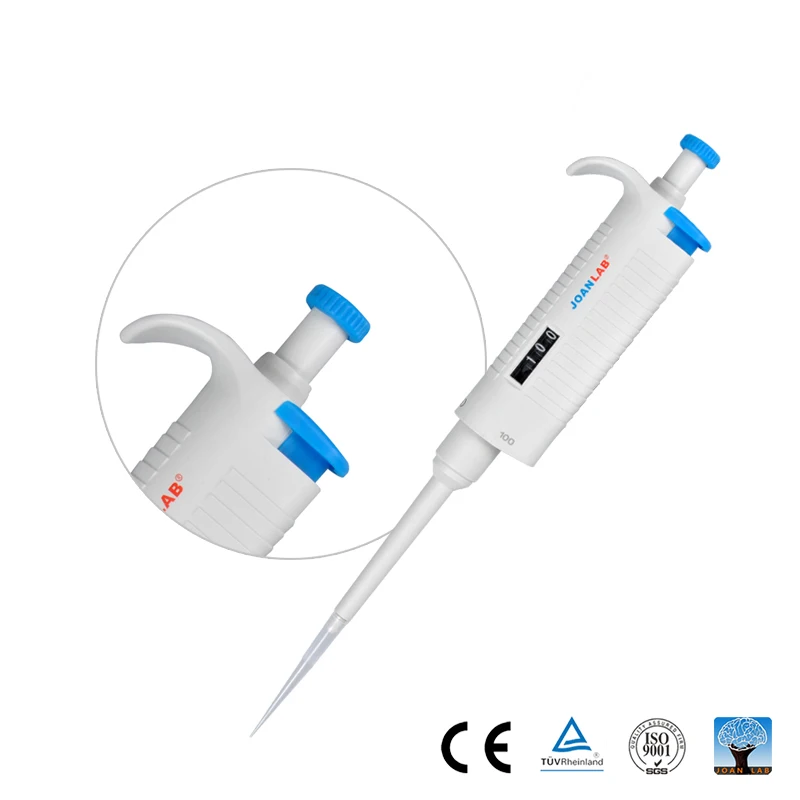 

Pipettor Single Channel Mechanical Pipette-TopPette lab Transfer Pipette Full Sterilization Digital Adjustable Pipette