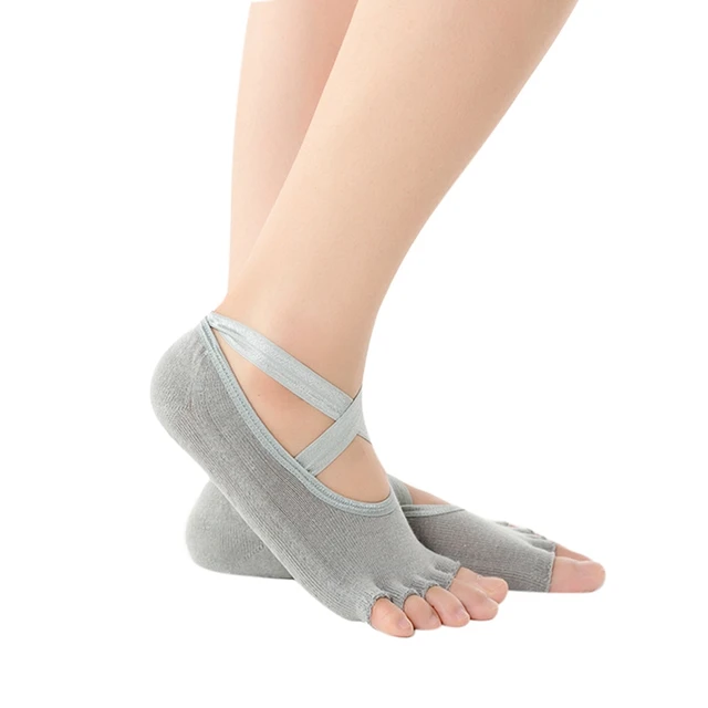 New Women Yoga Socks Anti Slip Bandage Sports Ladies Girls Ballet Socks Dance Sock Slippers b3