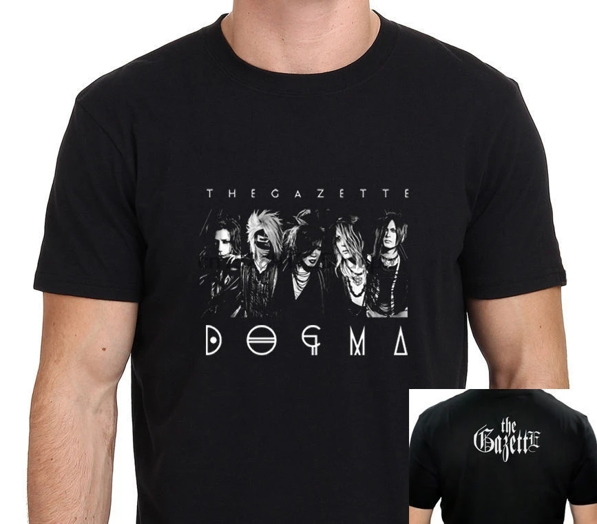 The Gazette Dogma Япония металл рок группа Черная футболка Размеры Xs s m l Xl 4Xl |