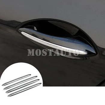 

For BMW 5 Series F10 F11 Exterior Door Handle Cover Trim 2011-2016 4pcs Car Accessories Interior Car Decor Car Trim