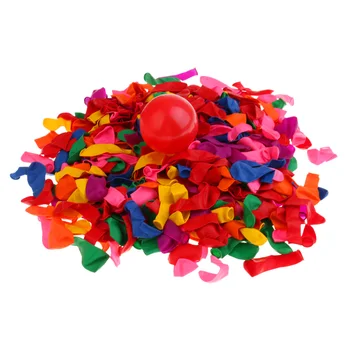 

500 Pieces Outdoor Multi-colored Dart Balloons Latex Water Balloons Air Balloon Carnival Fun Party Decors