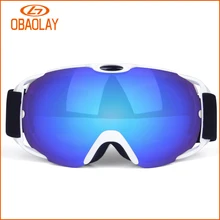 Obaolay, брендовые лыжные очки, двойные линзы, защита UV400, противотуманные очки для близорукости, можно установить, для мужчин и женщин, очки для сноуборда