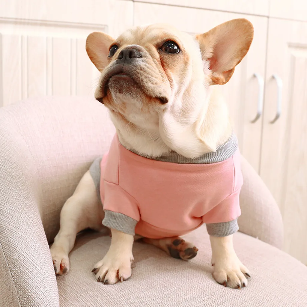 Pet Dog Clothes Fashion Small and medium Pet Fashion Mystery Printed Round Neck Shirt Dog Puppy Suit French Bulldog Perro
