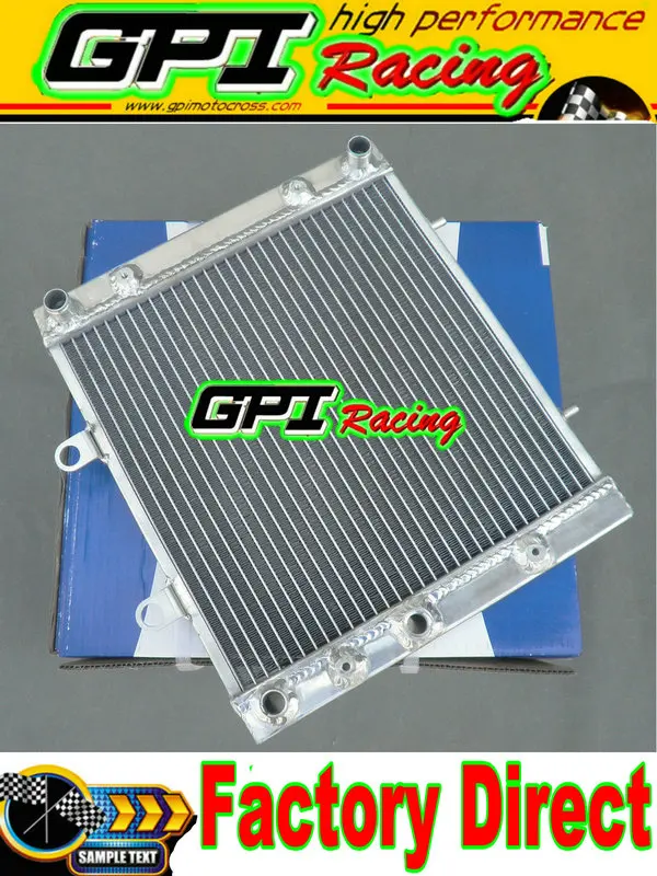 GPI алюминиевый гоночный радиатор для Polaris Sportsman 400 HO 4x4 2011-14 13 12 11 2012 2013 2014 Новинка |