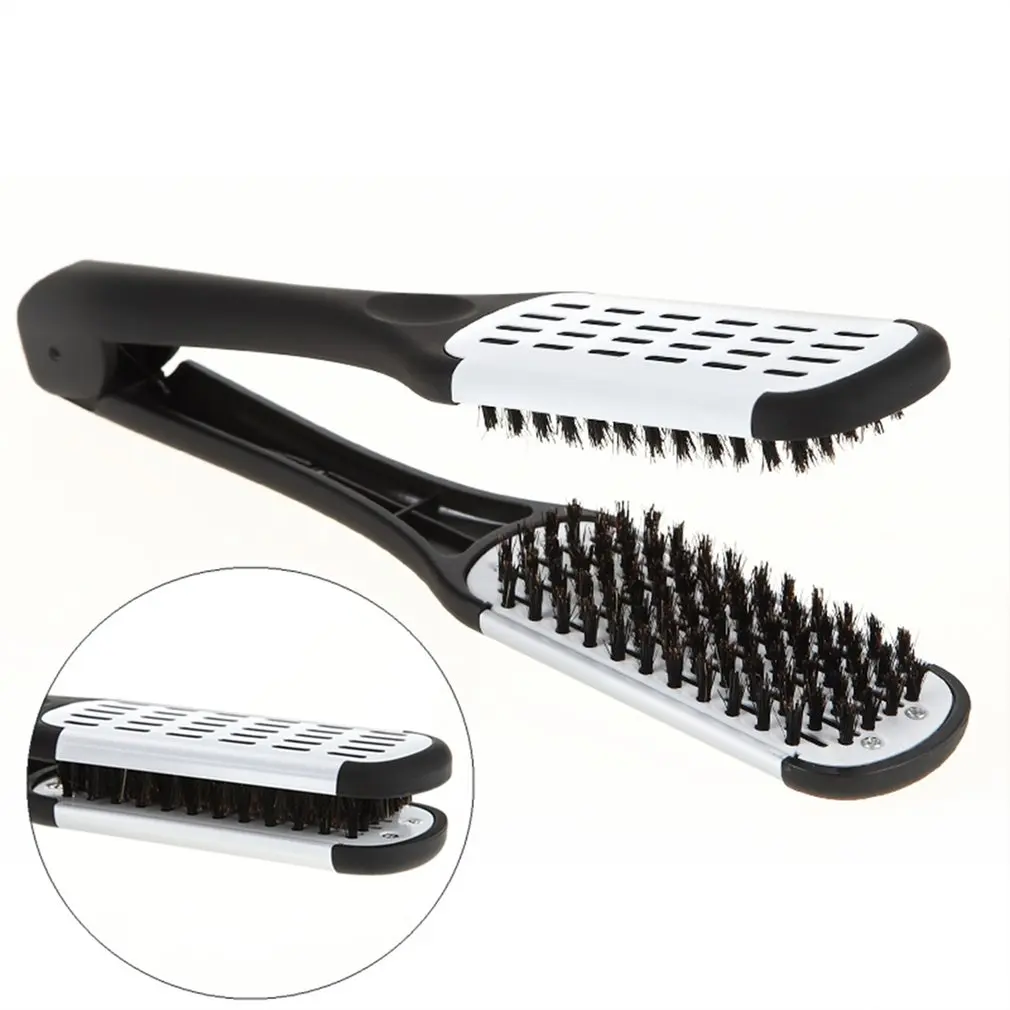Щетина фанера расческа для волос выпрямление кисти кабаны форма Антистатическая расческа для прямых волос