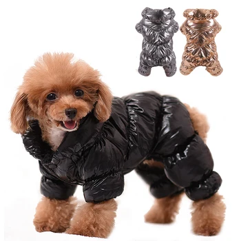 

Winter Jumpsuit for Dogs Four Legs Warm Pet Dog Clothes for Small Dogs Thick Jacket Fleece Overalls for Chihuahua Bulldog XS-2XL