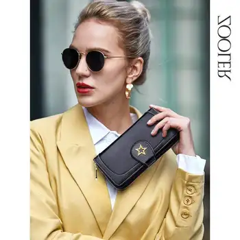 

Fashion Wallet Women Genuine Leather Wallets Female Coin Purse Short Deisgner Wallet Lady Magnetic Buckle Clutch Bag hot#GH205