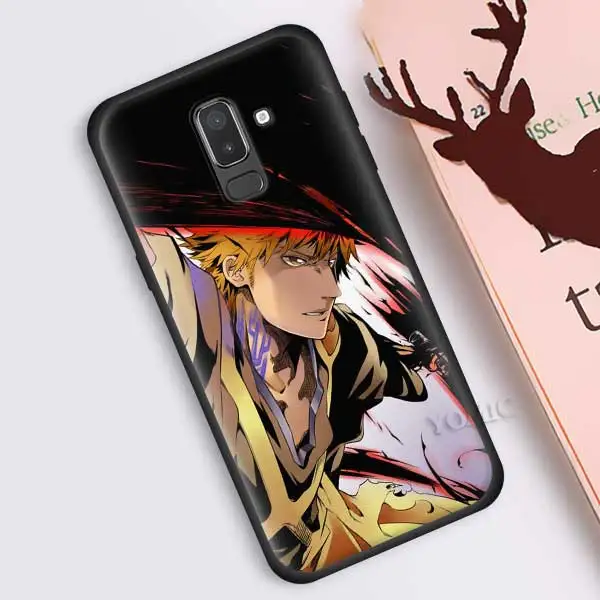 Аниме Bleach чехол для samsung Galaxy J8 J6 J4 A6 A7 A8 A9 плюс M10 M20 M30 S M40 силиконовый чехол для телефона с изображением на задней панели Чехол - Цвет: B14