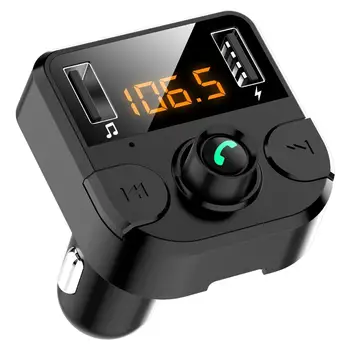 

DC12V Universal LED Display Bluetooth High Speed USB 2.0 Handsfree Music Player FM Transmitter with USB Charger Car Accessories