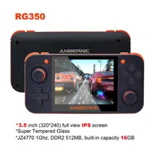 RG350 Ретро игровая видеоигра портативная игровая консоль мини 64 бит 3,5 дюймов ips экран 16G+ 32G TF игровой плеер RG 350 PS1 геймпад
