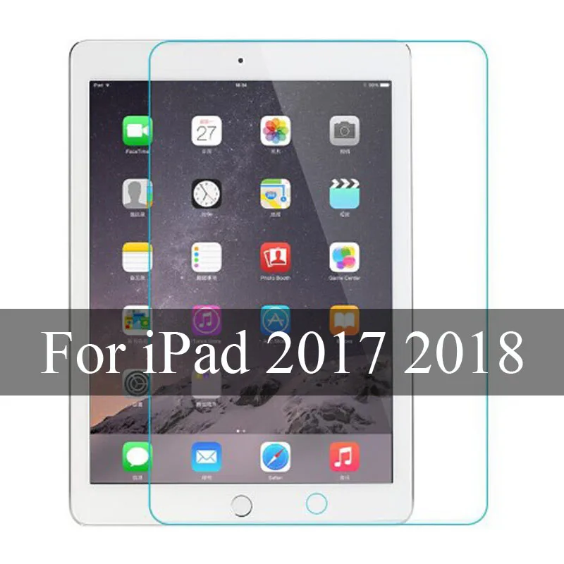 Закаленное стекло 9H для нового iPad 10,2 Mini 1 2 3 4 5 Air 1 2 Защита экрана планшета для iPad Pro 11 полное покрытие стекла - Цвет: Transparent