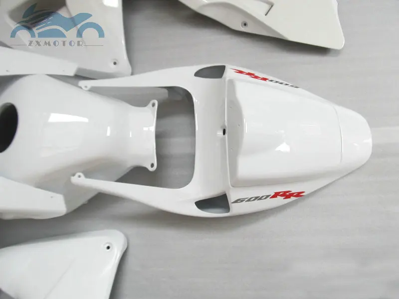 Индивидуальная впрыска обтекателя комплект Подходит для Honda CBR600RR 2005 2006 CBR 600 RR 05 06 спортивная гоночная обтекаемая форма наборы белые части JK19