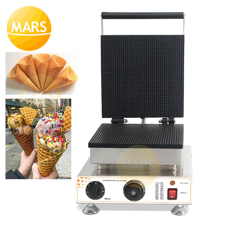 Square Nonstick Electric Dutch Stroopwafel Syrup Waffle Maker Baker Machine Iron 