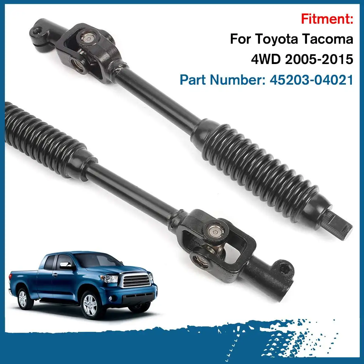 

Steering Column Lower Intermediate Shaft w/ Coupling for For Toyota Tacoma 4WD 2005-2015