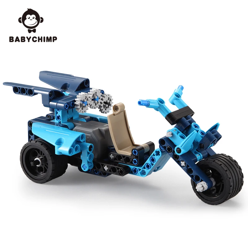 Строительные блоки серии Technic кирпичи синий Phantom Racer 6 в 1 тянущаяся Автомобильная