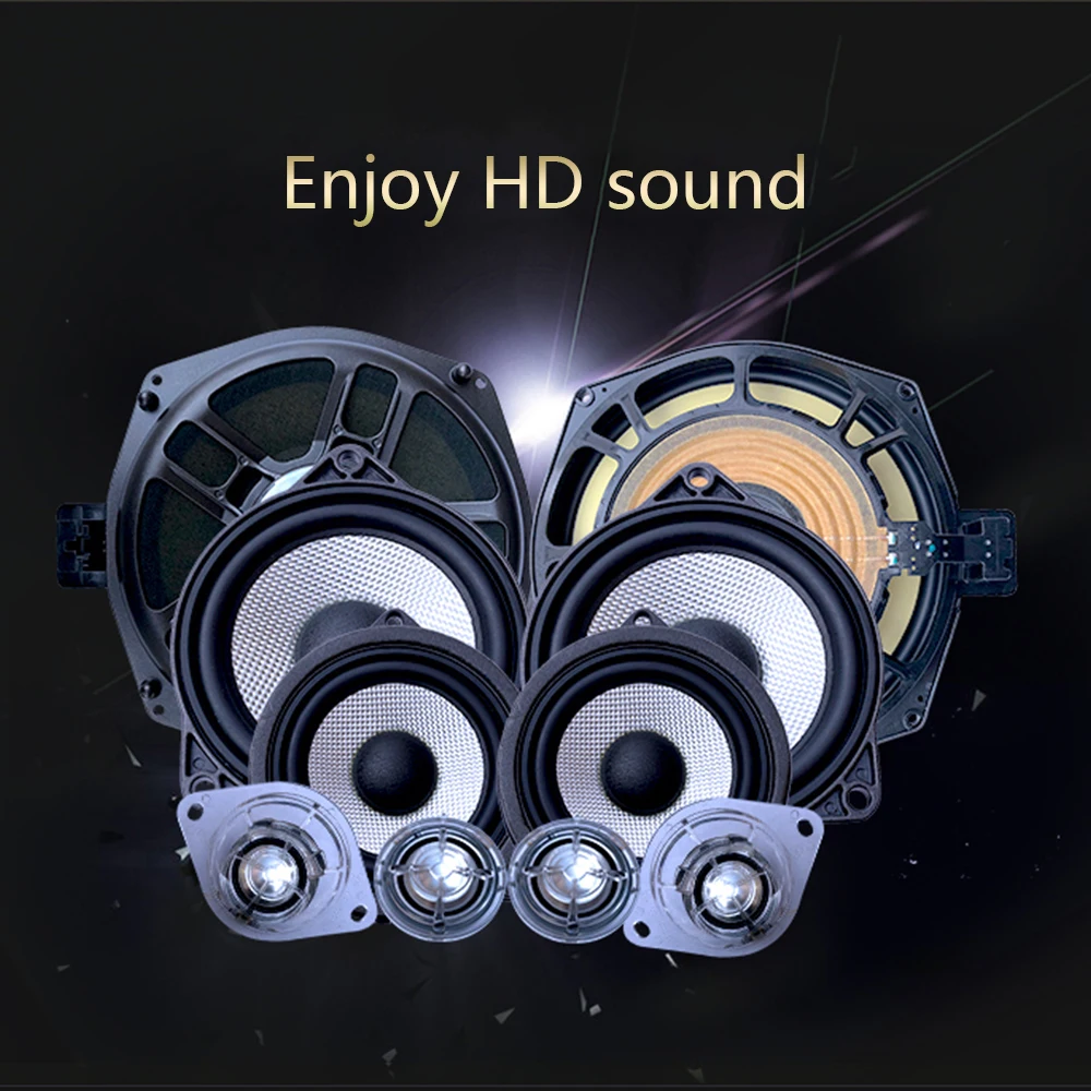 7 pcs set front and rear tweeter center control panel and door mid range speaker audio upgrade kit for bmw f02 update replace 7 pcs set front and rear tweeter center control panel and door mid range speaker audio upgrade kit for bmw f02 update replace