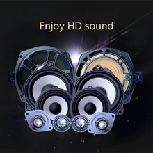 7 pcs set front and rear tweeter center control panel and door mid range speaker audio upgrade kit for bmw f02 update replace