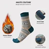 HSS Brand 5 Pairs Winter Men's Socks Thicken Sheep's Wool Socks Warm Men Retro Style Colorful Fashion Man Socks For Snow boots ► Photo 2/6