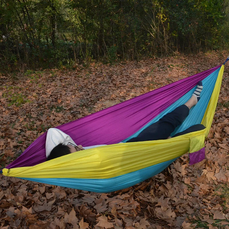 Outdoor Camping Hammock Backpack Furniture Colorful Portable Hammocks