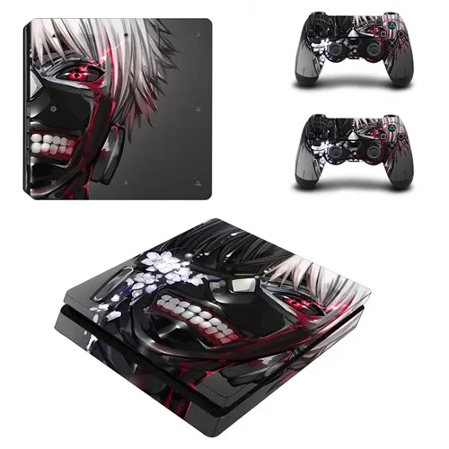 P4SQB0263 Одежда с надписью «Tokyo Ghoul полное покрытие лицевые панели PS4 тонкая кожа Виниловая наклейка, стикер для Playstation 4 консоли и контроллер PS4 тонкая кожа Стикеры - Цвет: P4SQB0263