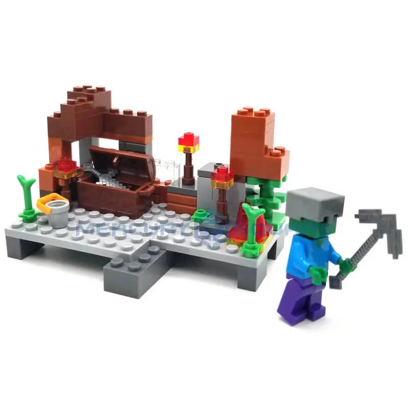 Waterfall Garden 4IN1 Set Building Blocks With Steve & Alex Action Figures Compatible My World Bricks Set Gifts Toys Waterfall Garden 4IN1 Set Building Blocks With Steve & Alex Action Figures Compatible My World Bricks Set Gifts Toys
