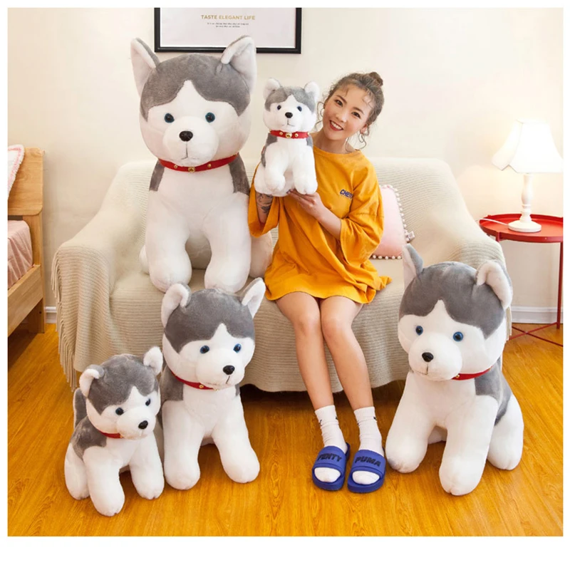 

Husky Dog Simulation Doll Dog Stuffed Toy Plush Stuffed Animal Simulation Toys