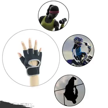 

Unisex Fitness Workout Half Finger Gloves Sports Non-slip Weight Lifting Exercise Fitness Gloves Half Finger Work Out Gloves