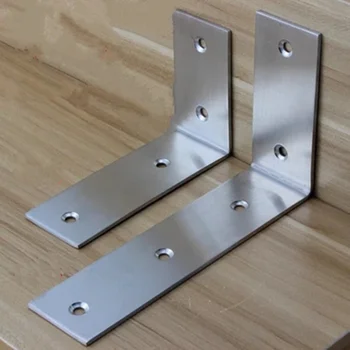 

2pcs stainless steel Wall Mounted bracket Table support shelf Angle bracket Hardware furniture
