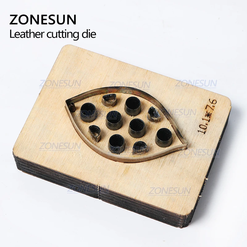 ZONESUN H1 DIY Custom Cutter кожаные серьги для резки высечки кожи серьги для стального правила высечки машины пресс-инструменты