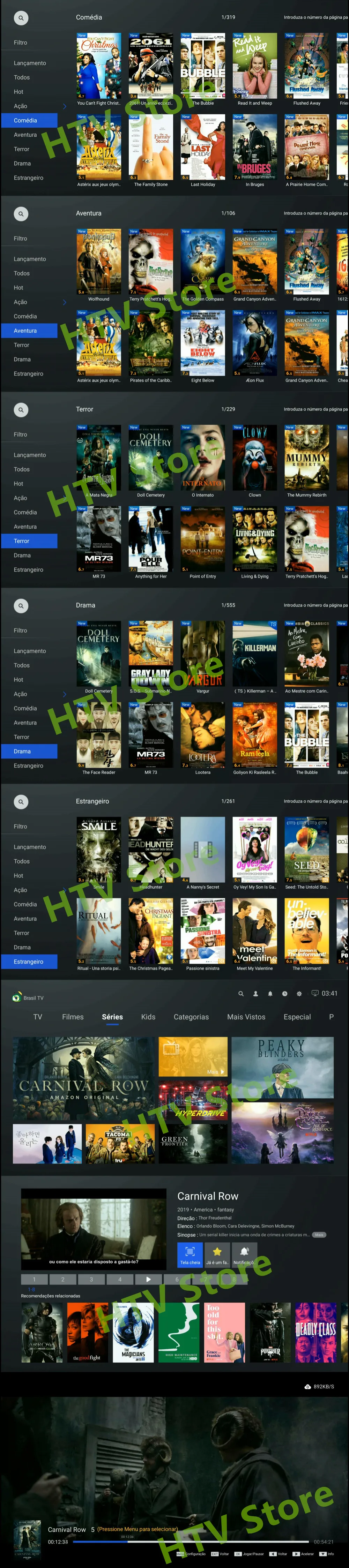 Коробка HTV 5 BRASIL коробка HTV 6 A2 H tv 3 h tv 6 H tv 5 B tv Бразильский Португальский Интернет IP tv Box Live бразильский ТВ A3 бразильский ТВ