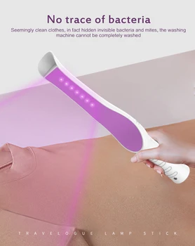 

Portable UV-C Ultraviolet Sterilizer Lamp Handheld Sterilizing Rod Household Office Travel UV Disinfection Stick Sanitizer