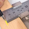 Japanese Shinwa stainless steel ruler thickened steel ruler high precision 15 / 30 cm  ruler slider 1