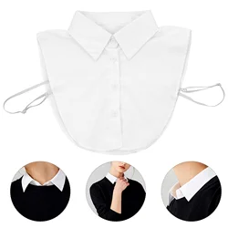 All-Matched Cotton Shirts Detachable Collar Clothing Accessory Pointed Collar