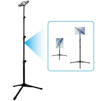 

For iPad and Tablet Tripod Stand, Universal Adjustable 360 Rotating Tripod Tablet Stand for iPad Mini, iPad Air, iPad 1,2,3,4, S