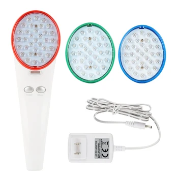 

Handhold led photon light therapy machine red blue green led professional facial equipment acne removal