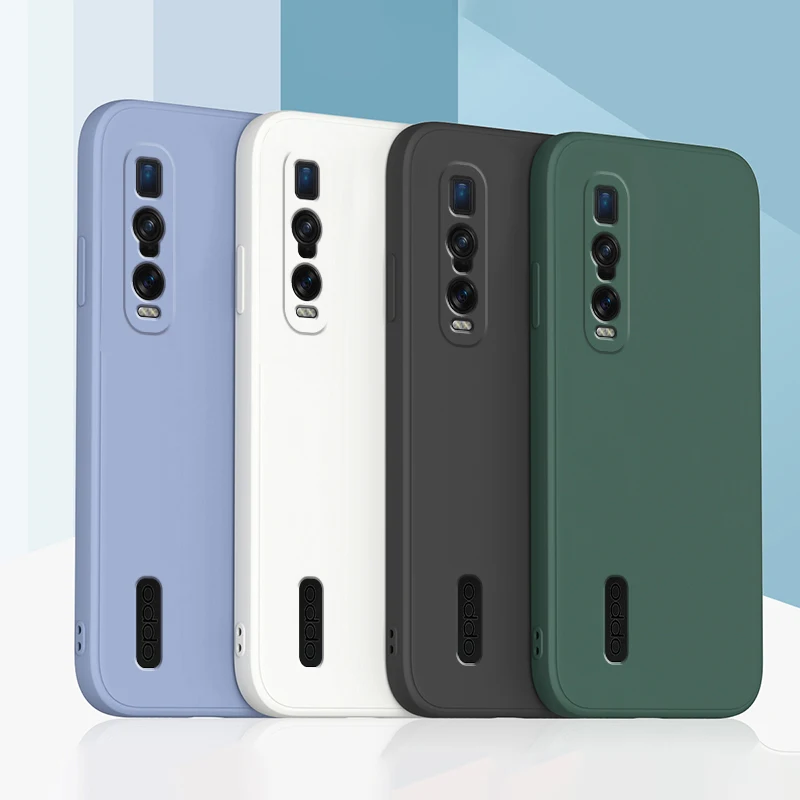 Enhanced Silicone Case with Camera Protection - Stylish Square Design and Cute Back Cover