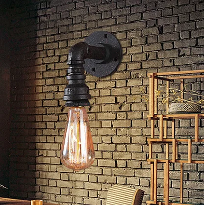 

Water Pipe Pendant Lamp Industrial-Style Chandelier Diffuse Coffee Shop Bar Counter Iron Art Loft Vintage Bar Creative Chandelie