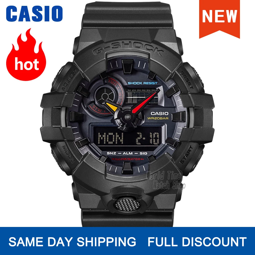 Часы Casio G Shock Мужские часы Top Luxury Set Супер яркий светодиодный милитари Relogio