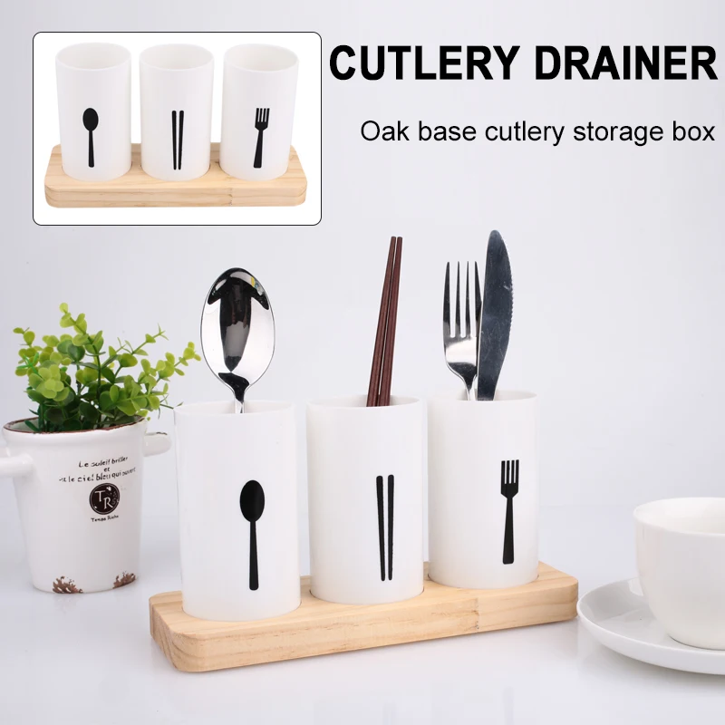 Perfect Drain Chopsticks Oak Outdoor Women Restaurant Sponge Brush European Drain Chopsticks White Base Party Kitchen