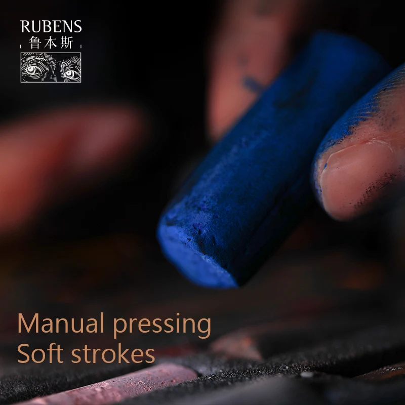 Paul Rubens Soft Pastels Set Painting Chalk Crayons Solid Non Toxic of 40 Colors Art Stationery Drawing Supplies Gift for Artist
