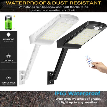 

56 Leds Solar Light Super Bright 800lm 8W Spotlight Wireless Outdoor Waterproof Garden Solar Powered Lamp
