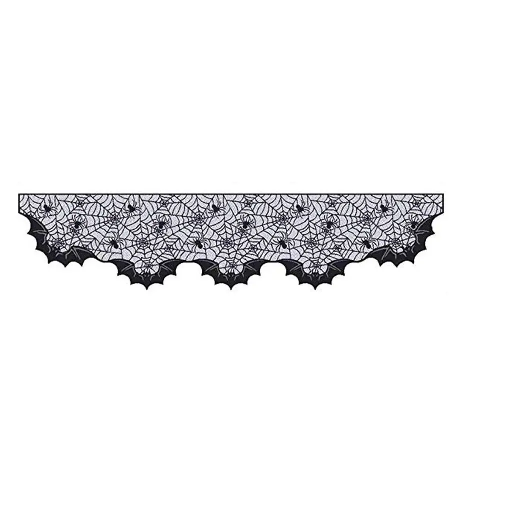 

Halloween Decorations Halloween Fireplace Decoration Lace Cloth Spider Lace Fireplace Decoration Fabric