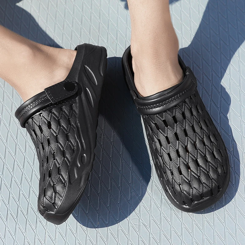 2021 New Men Outdoor Sandals Summer Flip Flops Men Outdoor Massage Beach Casual Shoes Cheap Male Sandals Masculina