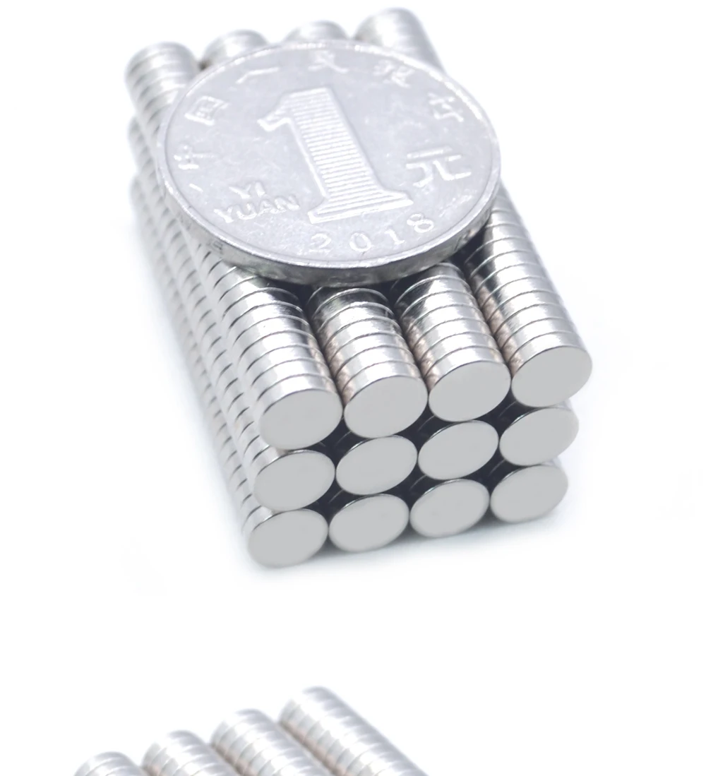 5000 pcs super powerful strong bulk small round NdFeB Magnets with a diameter of 6 mm x 1.5 mm N35 rare earth neodymium magnet
