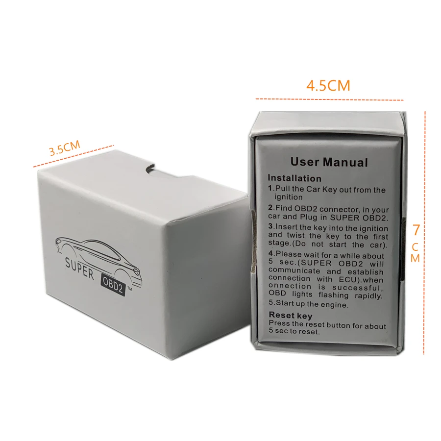 Супер OBD2 автомобильный чип блок настройки Plug and Drive SuperOBD2 PowerProg больше крутящего момента, как Nitro OBD2 чип тюнинг