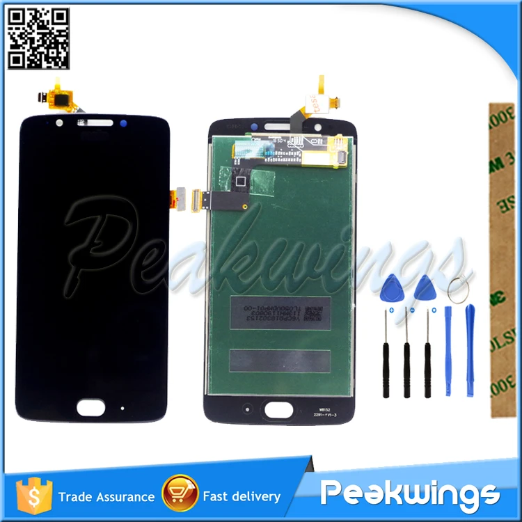 

100% Tested LCD Display For Motorola Moto G5 XT1670 XT1671 LCD Screen With Touch Sensor Assembly